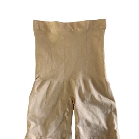 Shapewear High Waist Tummy Control Shorts Beige M L Seamless Slimming Bodysuit - Picture 5 of 5